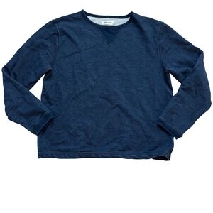 TAYLOR STITCH The Sunset Crew In Blue Size Medium